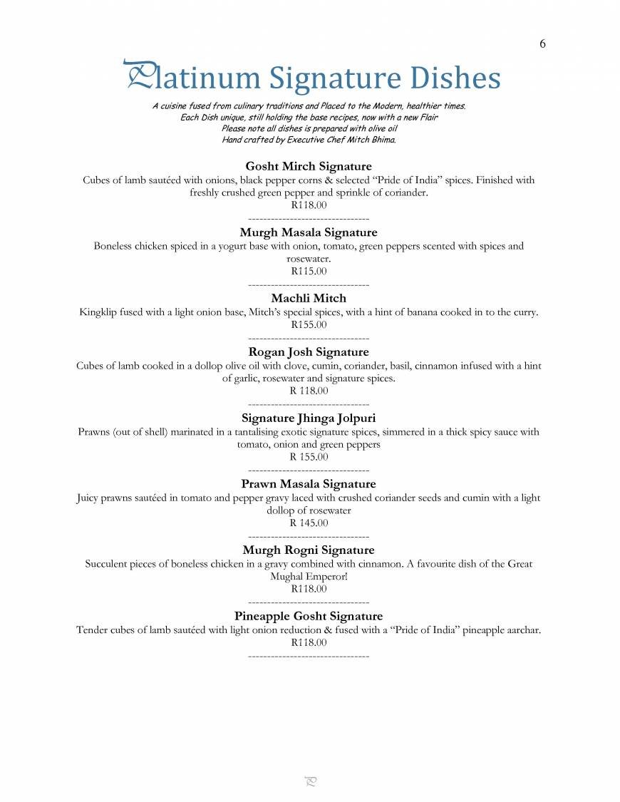  Pricelists of Pride Of India 22 Groenkloof Plaza , 43 Goerge Storrar Drive - Photo 12 of 15