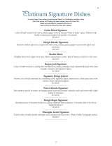 Menus & Prices, Pride Of India, Groenkloof