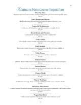 Menus & Prices, Pride Of India, Groenkloof
