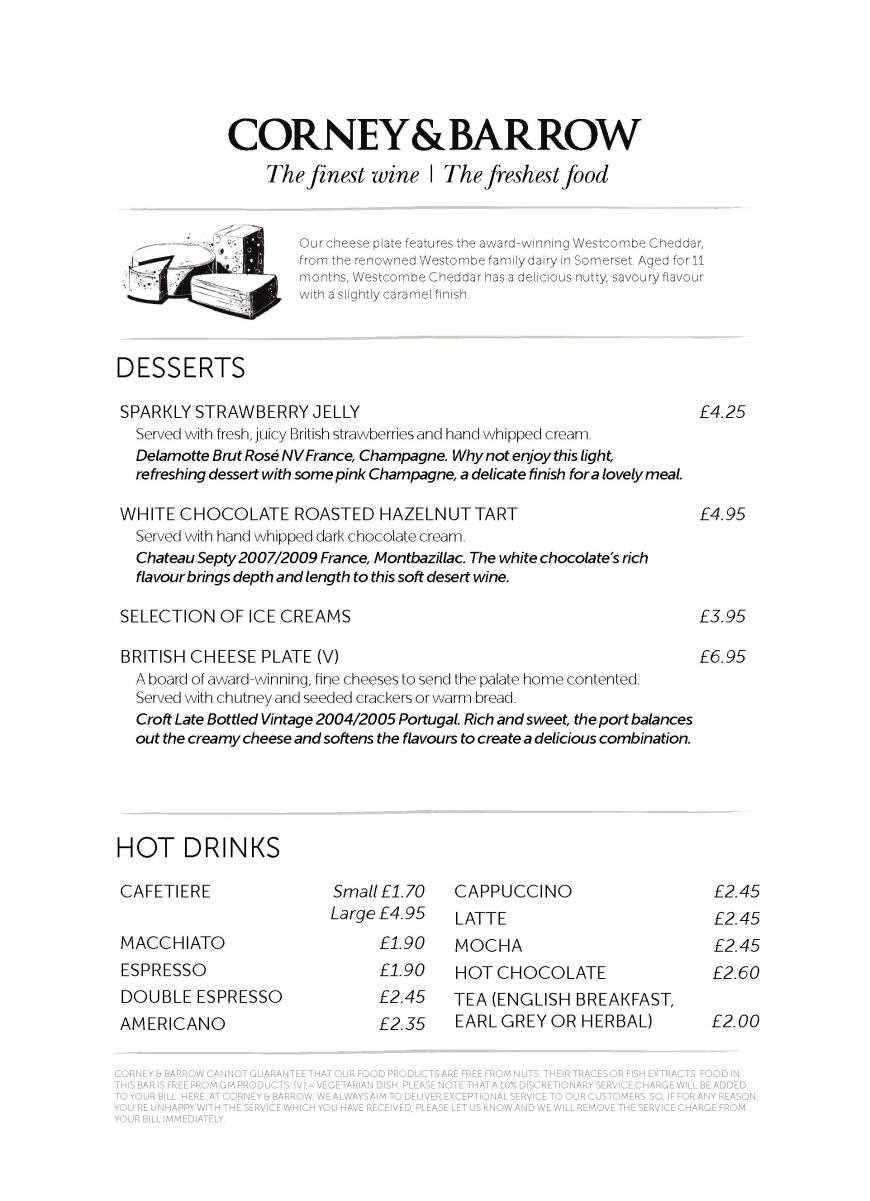  Pricelists of C&B Lime Street 25 Fenchurch Avenue   - Photo 6 of 18