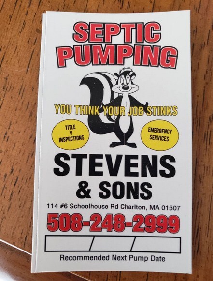  Profile Photos of Stevens & Sons Septic Pumping, Inc. 114 Number 6 Schoolhouse Rd - Photo 1 of 1