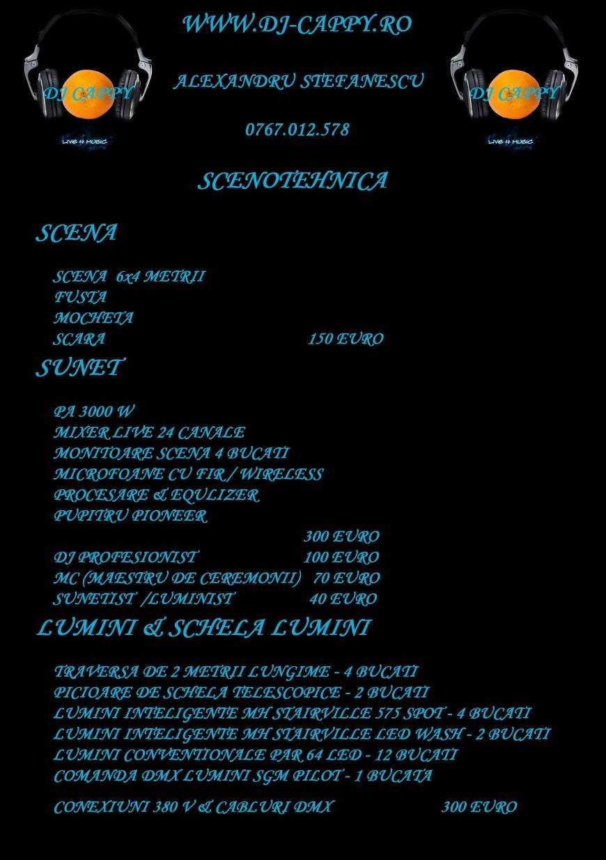  Pricelists of Sonorizari evenimente Dj Nunti Ramnicu Sarat nr 9 - Photo 2 of 2