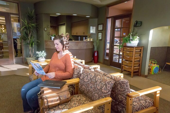 Cozy waiting area at East Wenatchee dentist Webb Dental Care Webb Dental Care of Webb Dental Care 703 Valley Mall Pkwy - Photo 12 of 22