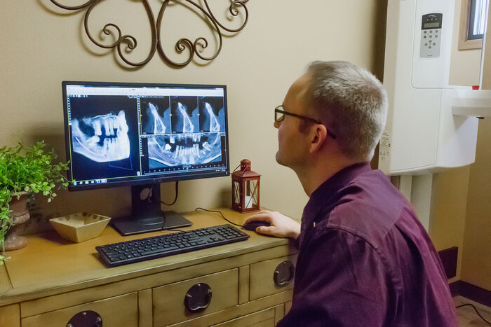 East Wenchatee dentist Dr. Webb planning dental implant procedure Webb Dental Care of Webb Dental Care 703 Valley Mall Pkwy - Photo 11 of 22 East Wenchatee dentist Dr. Webb planning dental implant procedure Webb Dental Care of Webb Dental Care 703 Valley Mall Pkwy - Photo 11 of 22