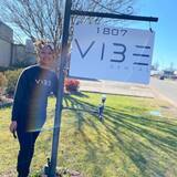 Signboard of Vibe Dental of Huntsville on University Dr NW Vibe Dental of Huntsville 1807 University Dr NW 