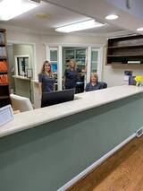Reception center at Vibe Dental of Pulaski Vibe Dental of Pulaski 181 Bre Ave Suite B 