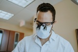 Philadelphia dentist Alon Bekerman DMD performing dental implant procedure at Premiere Dental of Northeast Premiere Dental of Northeast 3330-66 Grant ave 