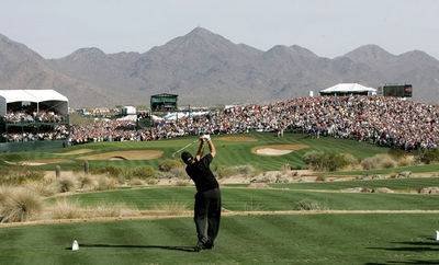 February 3, 2006: Round Two of the FBR Open from the TPC of Scottsdale in Scottsdale, AZ. <br />
<br />
Photos by Nick Doan. Golf - One for all Golfers of Diamond F.J.A. INC. 6635 W. HAPPY VALLEY RD A104 - Photo 9 of 10 February 3, 2006: Round Two of the FBR Open from the TPC of Scottsdale in Scottsdale, AZ. <br />
<br />
Photos by Nick Doan. Golf - One for all Golfers of Diamond F.J.A. INC. 6635 W. HAPPY VALLEY RD A104 - Photo 9 of 10