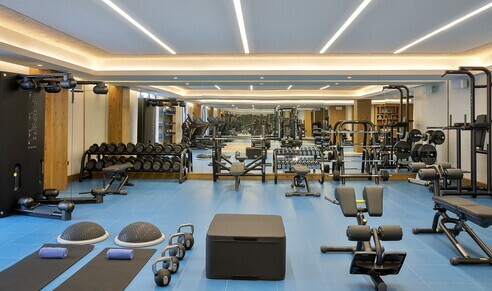 Fitness Center in Hilton Abu Dhabi Yas Island A luxurious property in Abu Dhabi, Yas Island of Hilton Abu Dhabi Yas Island Yas Bay, Yas Island - Photo 9 of 15