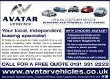 Menus & Prices, Avatar Vehicles, South Queensferry