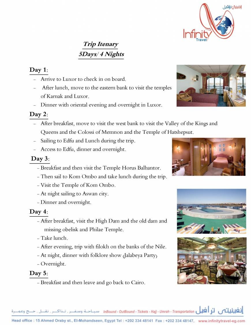  Pricelists of Infinity Travel 15 Ahmed Oraby st., Al Mohandseen - Photo 12 of 14
