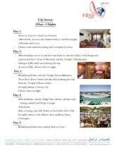 Menus & Prices, Infinity Travel, Giza