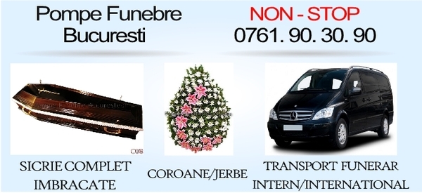  Pricelists of Servicii Funerare Bucuresti si Ilfov 0761.90.30.90 Strada Baia de Fier - Photo 1 of 1