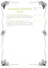 Menus & Prices, Black Lion Hotel, Long Melford 