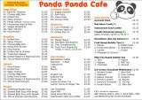 Menus & Prices, Panda Panda, London