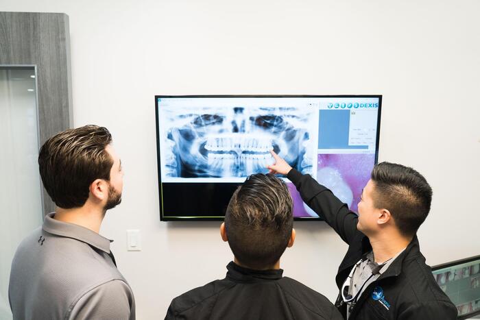 Cypress dentist Dr. Patrick Vuong discussing dental crown options at Smile Avenue Family Dentistry of Cypress Smile Avenue Family Dentistry of Cypress of Smile Avenue Family Dentistry of Cypress 9212 Fry Rd #120 - Photo 23 of 24 Cypress dentist Dr. Patrick Vuong discussing dental crown options at Smile Avenue Family Dentistry of Cypress Smile Avenue Family Dentistry of Cypress of Smile Avenue Family Dentistry of Cypress 9212 Fry Rd #120 - Photo 23 of 24