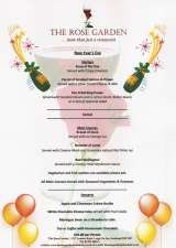 Menus & Prices, The Rose Garden Restaurant at the Harry Free House, Sounthend