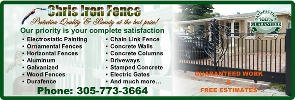  Profile Photos of Chris Iron Fence, Inc 9900 NW 80th Ave Bay 4M - Photo 1 of 1