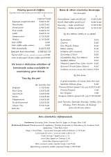 Menus & Prices, The Harbour Garden Cafe, Whitstable Harbour 
