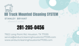 BB Truck Mounted Cleaning SYSTEM, Houston