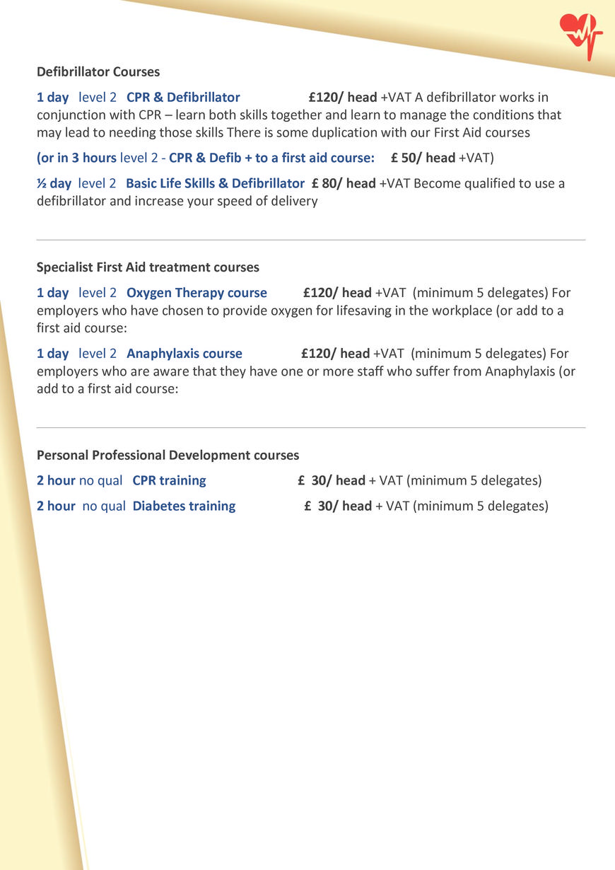  Pricelists of Life Aid Training 14, Newquay Close - Photo 3 of 3