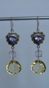 Amethyst & lemon quartz, Sarah Haynes, PONTEVEDRA