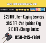  Locksmiths Poway CA 13987 Stowe Dr 