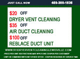 911 Dryer Vent Cleaning Lewisville TX, Lewisville