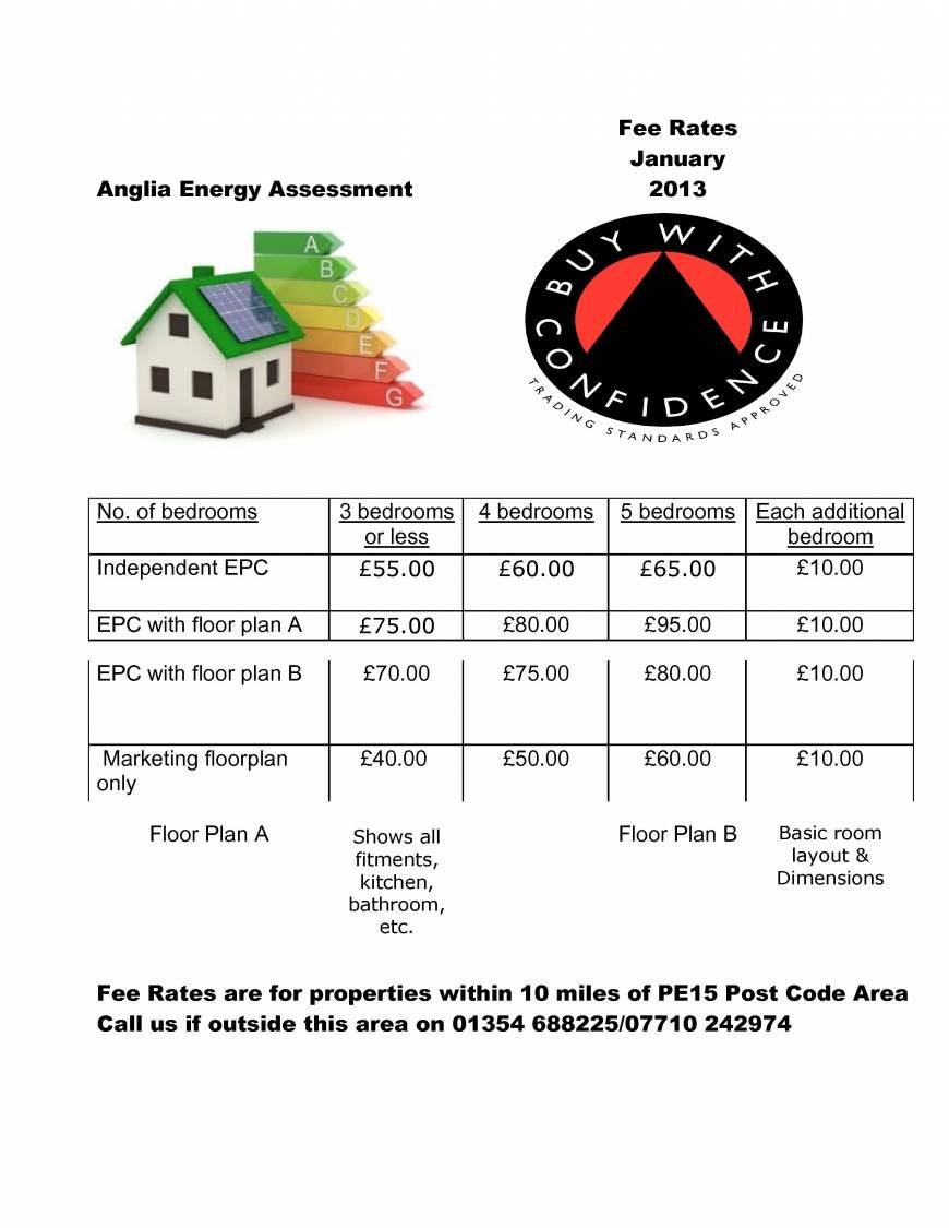  Pricelists of Anglia Energy Assessment 37 High Street - Photo 1 of 1