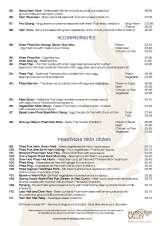 Menus & Prices, Kwan Thai Restaurant, Ipswich