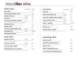 Menus & Prices, Black Tiles, Woodbridge