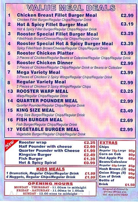  Pricelists of Red Rooster 301 Heathway - Photo 2 of 2