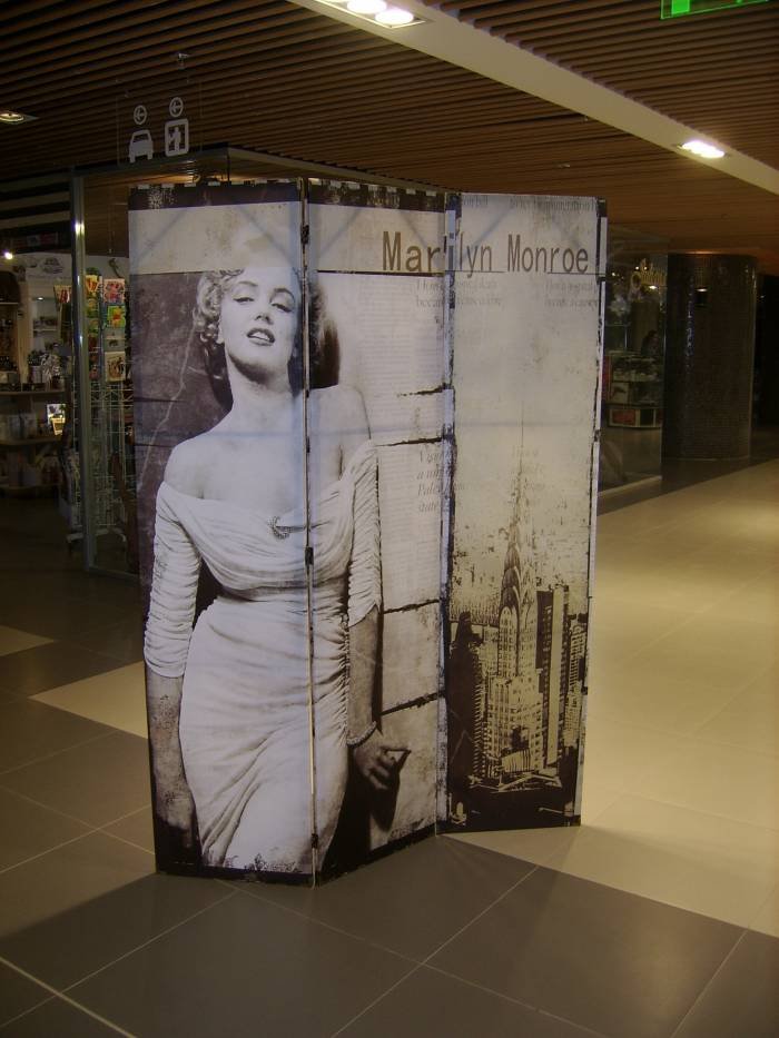 Paravan decorativ Marilyn<br />
www.ejuliana.ro Paravane decorative de camera 590 lei of Magazinele Juliana Ferdinand 103 - Photo 8 of 34