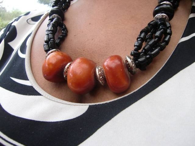 http://www.craftsoftheworldonline.com/Jewellery/BERBER NECKLACE WITH BLACK AND AMBER BEADS<br />
£18.50, free delivery Tribal Chic of Crafts of the World Online 15 High Street - Photo 7 of 8 http://www.craftsoftheworldonline.com/Jewellery/BERBER NECKLACE WITH BLACK AND AMBER BEADS<br />
£18.50, free delivery Tribal Chic of Crafts of the World Online 15 High Street - Photo 7 of 8