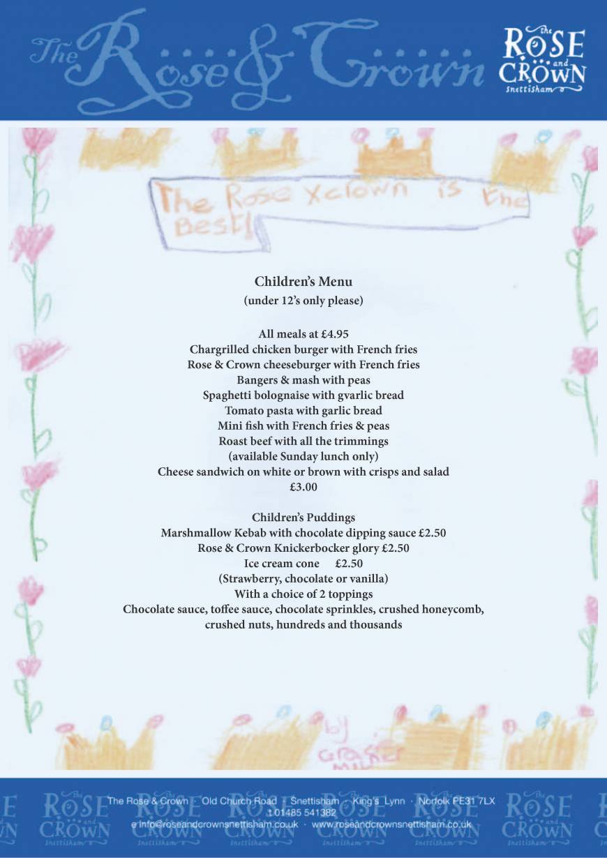  Pricelists of The Rose & Crown Snettisham Old Church Road - Photo 2 of 2