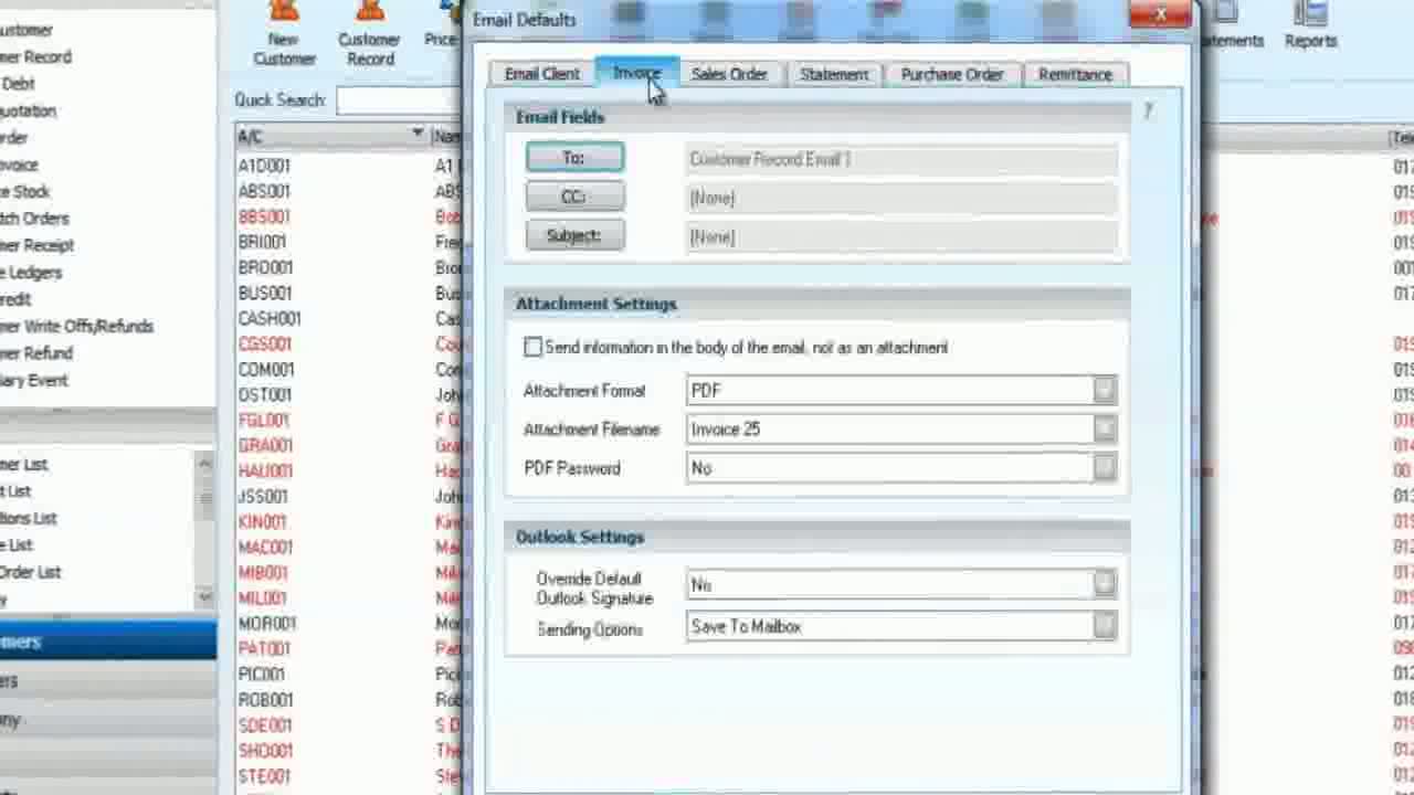 7 Emailing customer documents.wmv