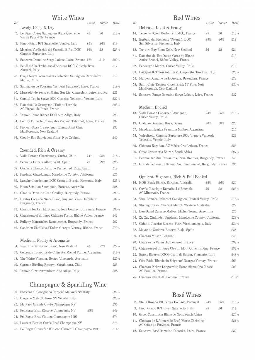  Pricelists of Titchwell Manor Hotel & Restaurants Titchwell - Photo 6 of 6
