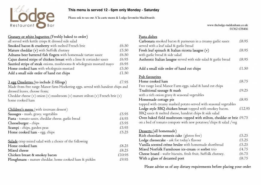  Pricelists of The Lodge main road - Photo 1 of 3