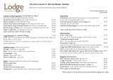 Menus & Prices, The Lodge, North Tuddenham