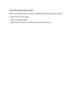 Menus & Prices, The Old Manor House B&B, Brasted