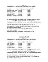 Menus & Prices, Colonial House Inn and Restaurant, YarmouthPort
