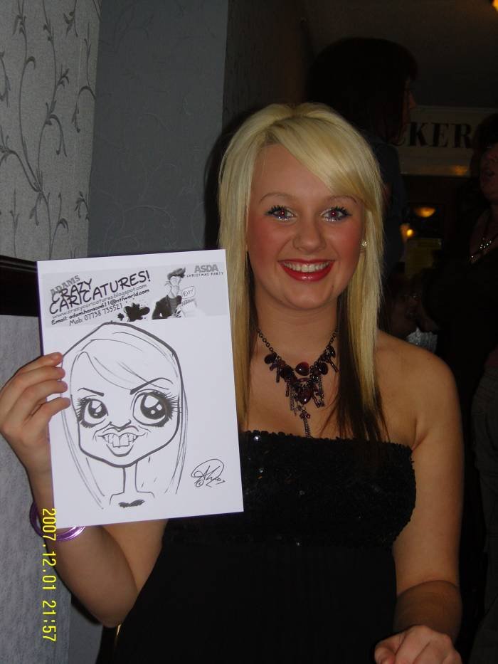 A Christmas party caricature New Album of Crazy Caricatures St Mary Street - Photo 8 of 14