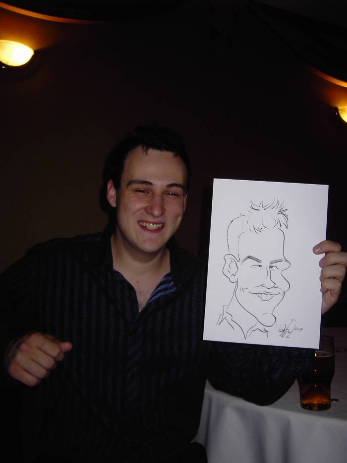 Another Christmas Party caricature. New Album of Crazy Caricatures St Mary Street - Photo 9 of 14