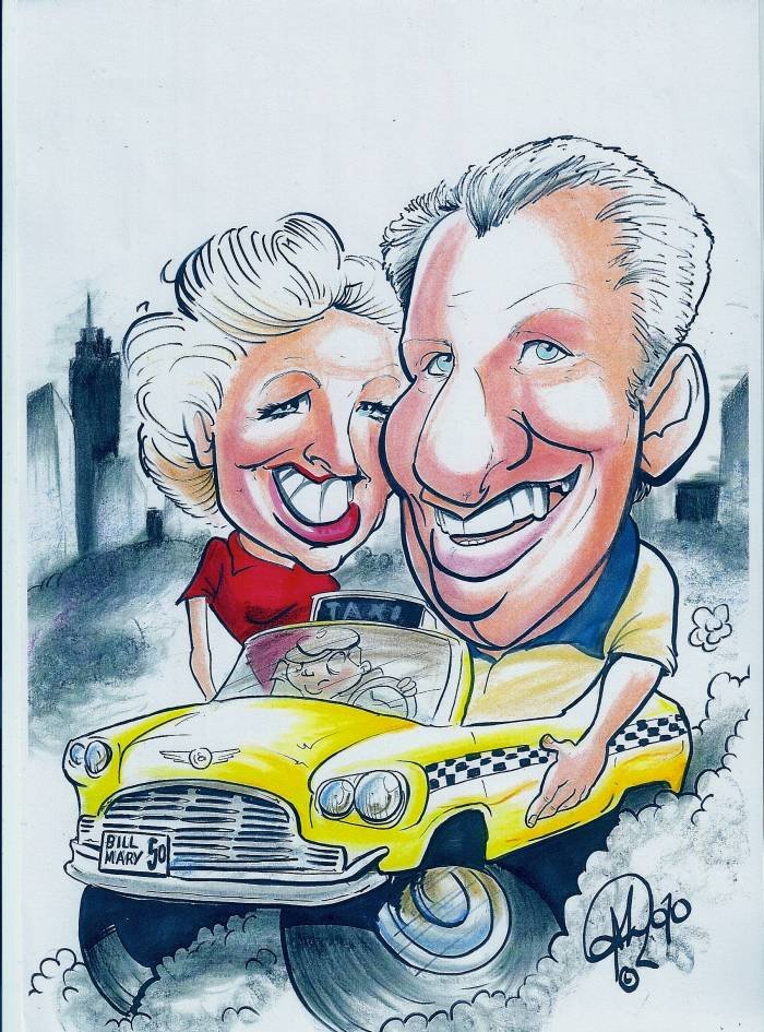 Happy Anniversary to A great Mum and Dad. New Album of Crazy Caricatures St Mary Street - Photo 14 of 14
