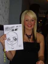 A Christmas party caricature Crazy Caricatures St Mary Street 