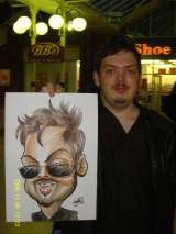 Another fantastic basic head and shoulder colour caricature.I have lost count of how many Adam has drawn of me., Crazy Caricatures, Warrington