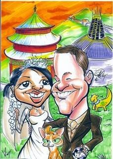 A HD full Colour Wedding personalised Commission Caricature. Profile Photos of Crazy Caricatures St Mary Street - Photo 16 of 19 A HD full Colour Wedding personalised Commission Caricature. Profile Photos of Crazy Caricatures St Mary Street - Photo 16 of 19