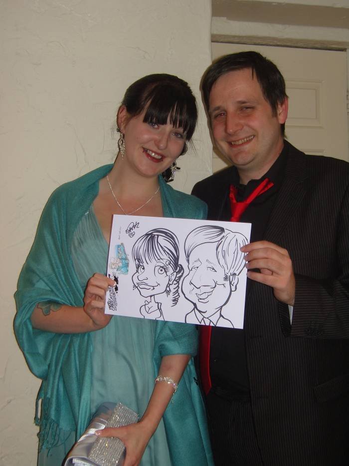 Me and My Friend at a Wedding! Profile Photos of Crazy Caricatures St Mary Street - Photo 14 of 19