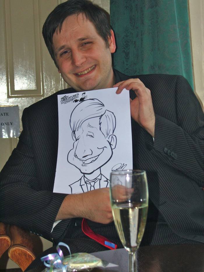 OMG me on with my party caricature. Profile Photos of Crazy Caricatures St Mary Street - Photo 13 of 19