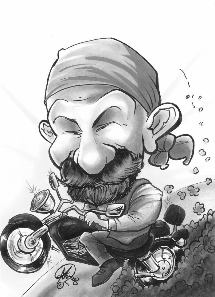 I Love my bike and my caricature. Profile Photos of Crazy Caricatures St Mary Street - Photo 5 of 19